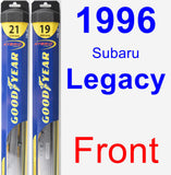 Front Wiper Blade Pack for 1996 Subaru Legacy - Hybrid