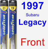 Front Wiper Blade Pack for 1997 Subaru Legacy - Hybrid