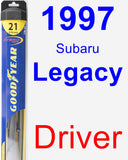 Driver Wiper Blade for 1997 Subaru Legacy - Hybrid