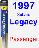 Passenger Wiper Blade for 1997 Subaru Legacy - Hybrid