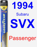 Passenger Wiper Blade for 1994 Subaru SVX - Hybrid