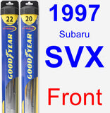 Front Wiper Blade Pack for 1997 Subaru SVX - Hybrid