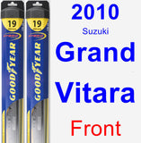 Front Wiper Blade Pack for 2010 Suzuki Grand Vitara - Hybrid