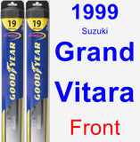 Front Wiper Blade Pack for 1999 Suzuki Grand Vitara - Hybrid