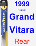 Rear Wiper Blade for 1999 Suzuki Grand Vitara - Hybrid