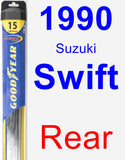 Rear Wiper Blade for 1990 Suzuki Swift - Hybrid