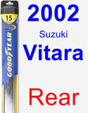 Rear Wiper Blade for 2002 Suzuki Vitara - Hybrid