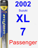 Passenger Wiper Blade for 2002 Suzuki XL-7 - Hybrid