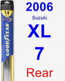 Rear Wiper Blade for 2006 Suzuki XL-7 - Hybrid