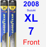 Front Wiper Blade Pack for 2008 Suzuki XL-7 - Hybrid