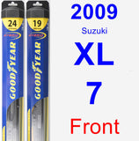 Front Wiper Blade Pack for 2009 Suzuki XL-7 - Hybrid