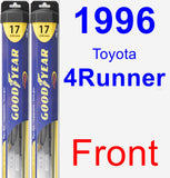 Front Wiper Blade Pack for 1996 Toyota 4Runner - Hybrid