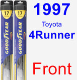 Front Wiper Blade Pack for 1997 Toyota 4Runner - Hybrid