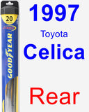 Rear Wiper Blade for 1997 Toyota Celica - Hybrid