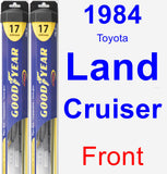 Front Wiper Blade Pack for 1984 Toyota Land Cruiser - Hybrid