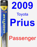 Passenger Wiper Blade for 2009 Toyota Prius - Hybrid