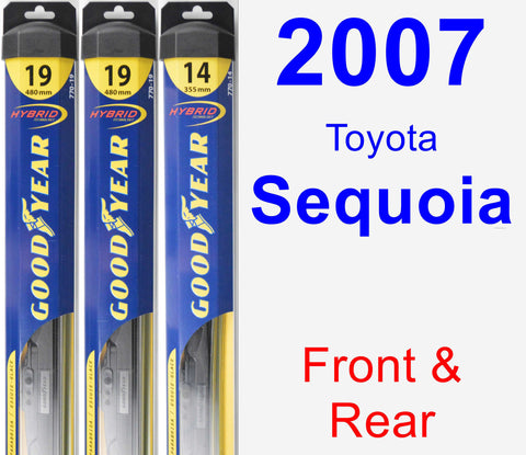 2007 Toyota Sequoia Wiper Blade by Goodyear (Hybrid