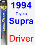 Driver Wiper Blade for 1994 Toyota Supra - Hybrid