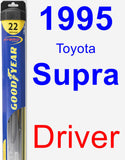 Driver Wiper Blade for 1995 Toyota Supra - Hybrid