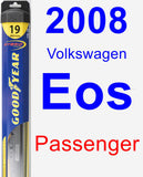 Passenger Wiper Blade for 2008 Volkswagen Eos - Hybrid
