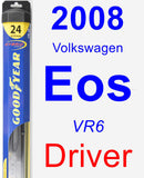 Driver Wiper Blade for 2008 Volkswagen Eos - Hybrid
