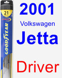 Driver Wiper Blade for 2001 Volkswagen Jetta - Hybrid