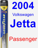 Passenger Wiper Blade for 2004 Volkswagen Jetta - Hybrid