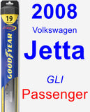 Passenger Wiper Blade for 2008 Volkswagen Jetta - Hybrid