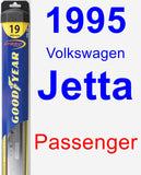 Passenger Wiper Blade for 1995 Volkswagen Jetta - Hybrid