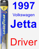 Driver Wiper Blade for 1997 Volkswagen Jetta - Hybrid