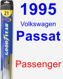 Passenger Wiper Blade for 1995 Volkswagen Passat - Hybrid