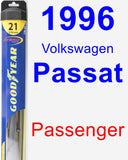 Passenger Wiper Blade for 1996 Volkswagen Passat - Hybrid