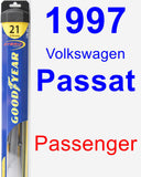 Passenger Wiper Blade for 1997 Volkswagen Passat - Hybrid