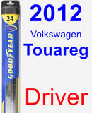 Driver Wiper Blade for 2012 Volkswagen Touareg - Hybrid