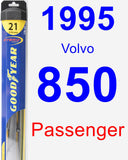 Passenger Wiper Blade for 1995 Volvo 850 - Hybrid