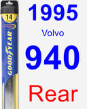 Rear Wiper Blade for 1995 Volvo 940 - Hybrid