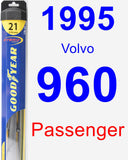 Passenger Wiper Blade for 1995 Volvo 960 - Hybrid