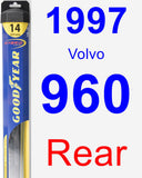 Rear Wiper Blade for 1997 Volvo 960 - Hybrid