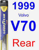 Rear Wiper Blade for 1999 Volvo V70 - Hybrid