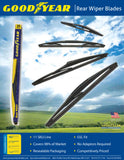 Front & Rear Wiper Blade Pack for 2011 Mitsubishi Outlander - Hybrid